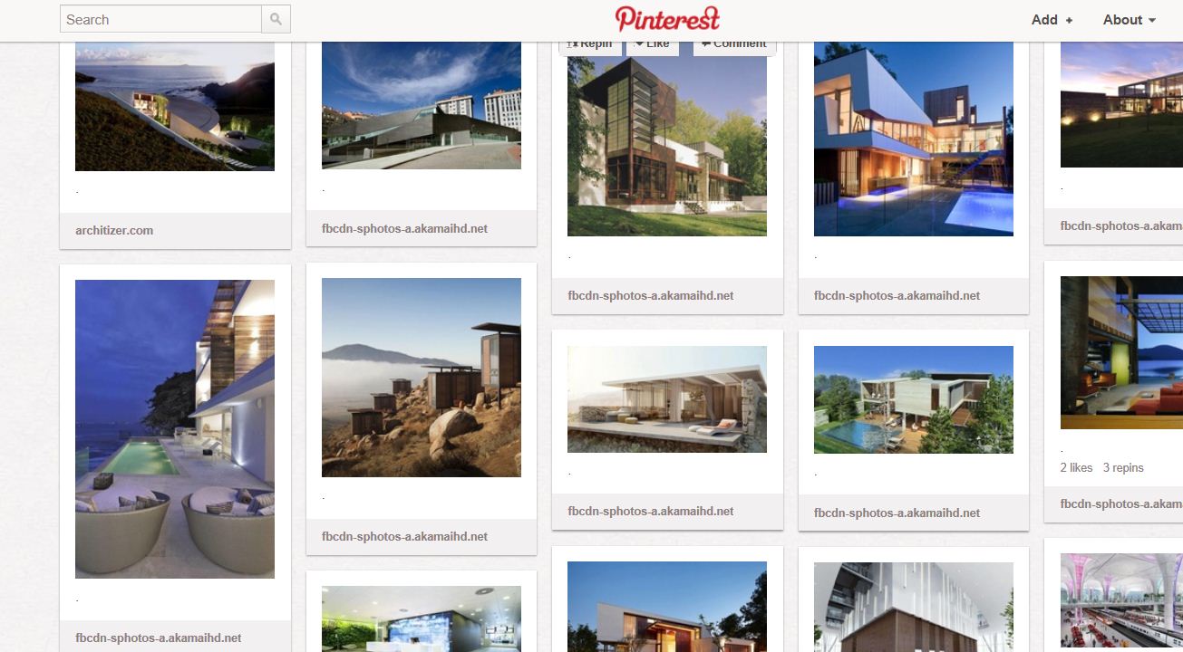 Pinterest Screenshot